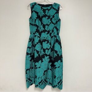 Escada 38 (US 6 8) Lace Dress A-Line Sleeveless Silk Cocktail Party Work Casual